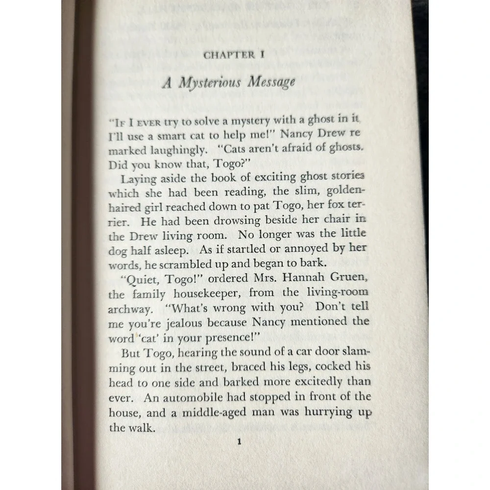 Nancy‎ Drew The Ghost of Blackwood Hall Vintage Hardcover Book Carolyn Keene #25